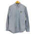 ラルフローレン RALPH LAUREN CLASSIC FIT ポロベア ボタンダウン 長袖シャツ メンズ import:M
