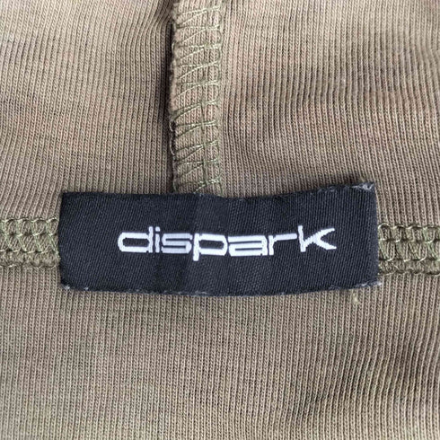 dispark 迷彩 ダブルジップ パーカー y2k レディース