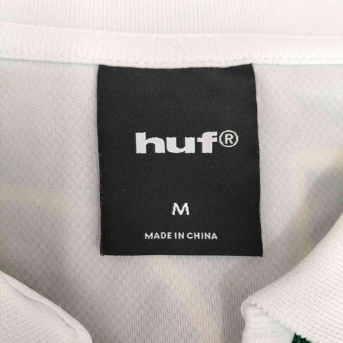 ハフ HUF HUF SIDELINE SOCCER JERSEY ロゴ プリント 半袖 ゲームシャツ メンズ M