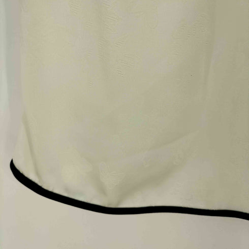 ザラ ZARA サテントップス パイピング トグルボタン チャイナ柄 トップス レディース import:S