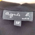 アニエスベー agnes b. PARIS 丸襟 ノースリーブ シャツブラウス レディース 38