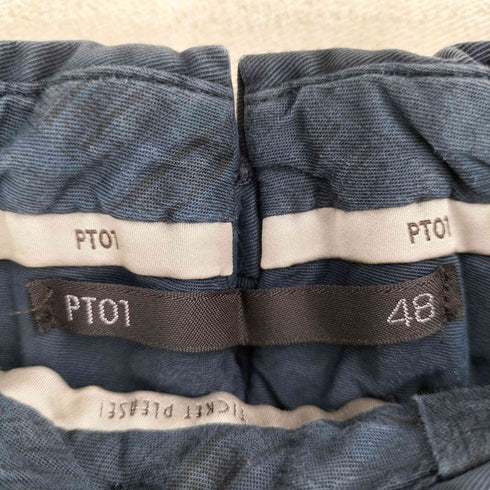 ピーティーゼロウーノ PT01 EVO FIT 1タック ストレート チノパン メンズ JPN:48