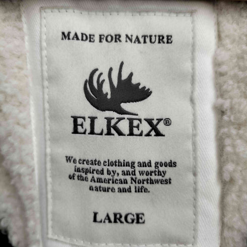 ELKEX 裏地ボア キルティング フーデット ジャケット メンズ JPN:L
