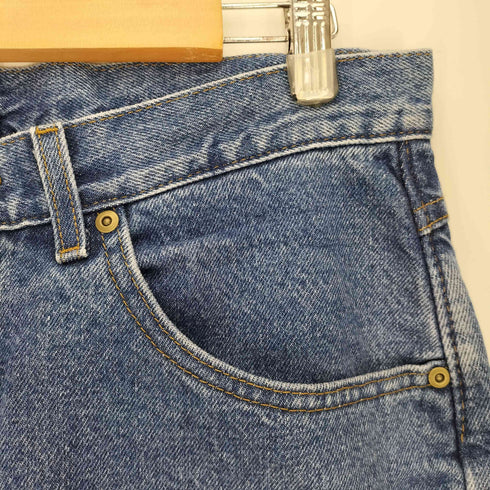 エルエルビーン L.L.Bean 裏地タータン ストレートデニム メンズ 35