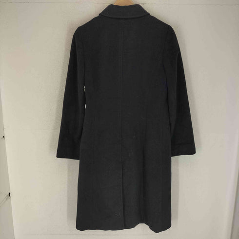 バーバリーロンドン BURBERRY LONDON WOOL&ANGOLA アンゴラ混ウールステンカラーコート レディース 40