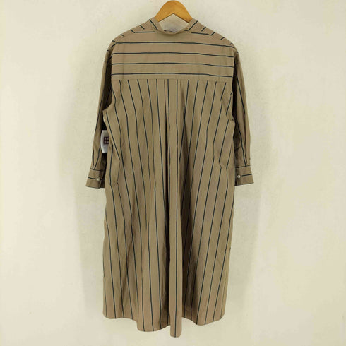 ユナイテッドアローズグリーンレーベルリラクシング UNITED ARROWS green label relaxing コットン ストライプ シャツワンピース レディース