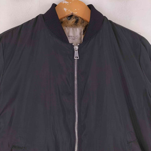 ザラ ZARA TRAFALUC MA-1 レオパード ファー ブルゾン レディース import:S