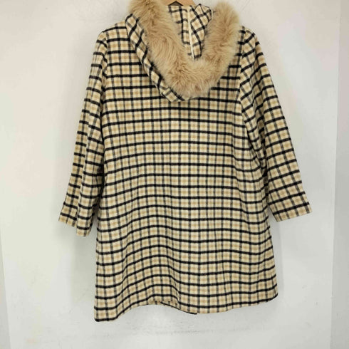クレージュ courreges アンゴラ混 フォックスファー コート レディース 9AR