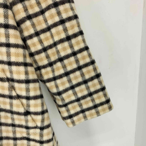 クレージュ courreges アンゴラ混 フォックスファー コート レディース 9AR