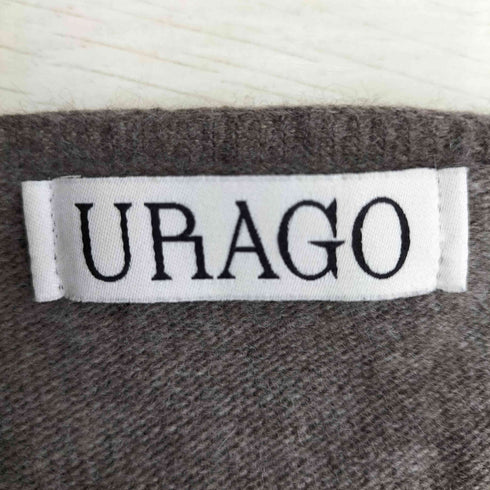 URAGO Yak wool V-neck knit レディース FREE