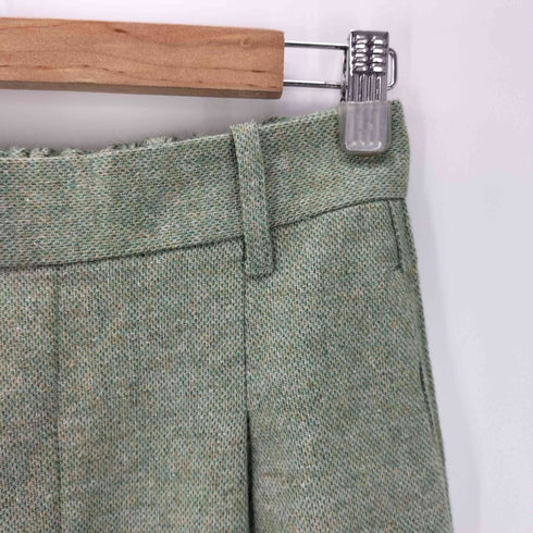 オードリーアンドジョンワッド Audrey and John Wad 23AW ウール ツイード ピンタック ライン パンツ レディース JPN:M