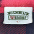 ファイブブラザー FIVE BROTHER 90s USA製 バッファロー チェック ヘビーネルシャツ メンズ L