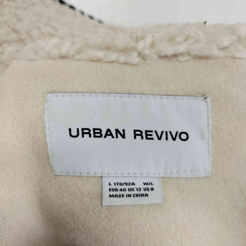 アーバンレヴィヴォ URBAN REVIVO トグルボタン ボア ジャケット レディース L