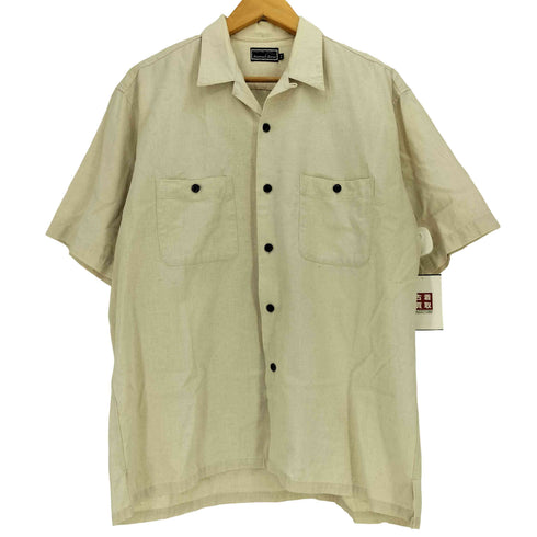 Bannock Burns リネンコットン オープンカラーシャツ メンズ JPN:2