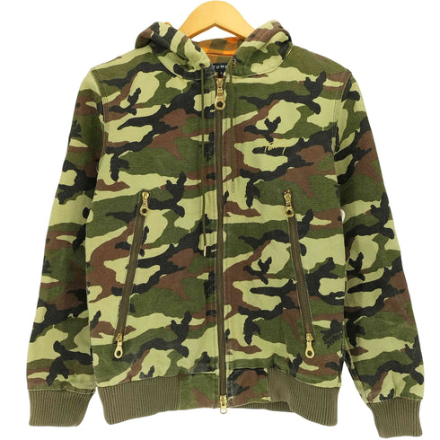 トミー TOMMY フード裏地チェック 裏地メッシュダック地 迷彩 カモフラ フーデット ジャケット メンズ JPN:S