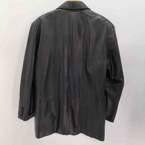 North wind 羊革 ラムレザー LEATHER レザーテーラードジャケット メンズ import:L