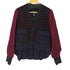 Erin Kleinberg フリル ノーカラー ドッキング ウール チェック ジャケット レディース import:XS