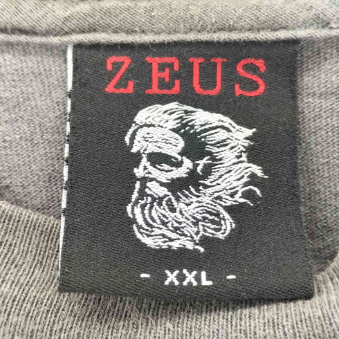 SKULL ZEUS スカルゼウス バンドプリントクルーネックTシャツ メンズ xxl