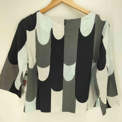 マリメッコ marimekko RITARI リタリ 七分袖 ブラウス レディース JPN:40