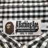 アベイシングエイプ A BATHING APE ギンガムチェック BDシャツ メンズ JPN:XL