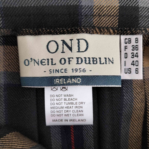 オニールオブダブリン ONEIL OF DUBLIN ウールキルトスカート レディース DE:34