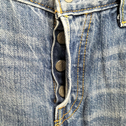 リーバイス Levis 501ボタンフライ ダメージ加工 デニム パンツ レディース W25 L32