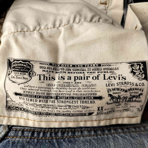 リーバイス Levis 501ボタンフライ ダメージ加工 デニム パンツ レディース W25 L32