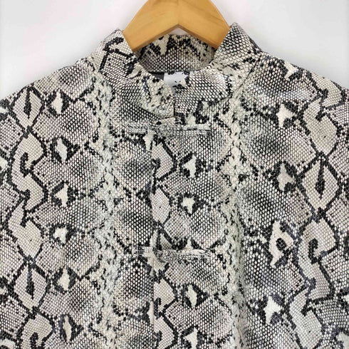 エックスガール X-girl FAUX LEATHER CHINA JACKET フェイクレザー チャイナジャケット レディース 2