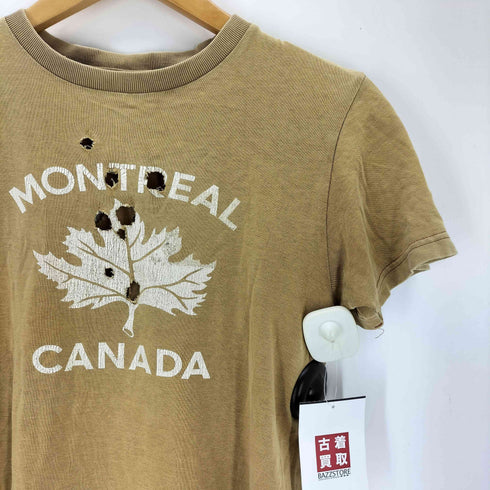 N NUMBER 01S TIME期 MONTREAL CANADA T-SHIRT モントリオール カナダ プリント 半袖Tシャツ レディース 1