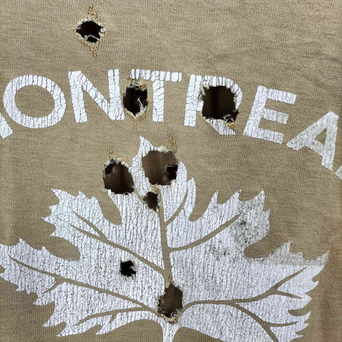 N NUMBER 01S TIME期 MONTREAL CANADA T-SHIRT モントリオール カナダ プリント 半袖Tシャツ レディース 1