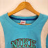 ナイキ NIKE 90S USA製 銀タグ ロゴ刺繍 クロップド スウェット レディース L