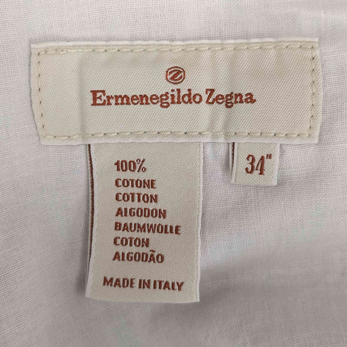 エルメネジルドゼニア Ermenegildo Zegna イタリア製 ジップフライ ストレート デニム メンズ 34inch