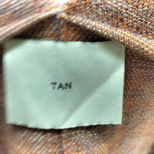 タン TAN チェックイブキャミソール レディース FREE