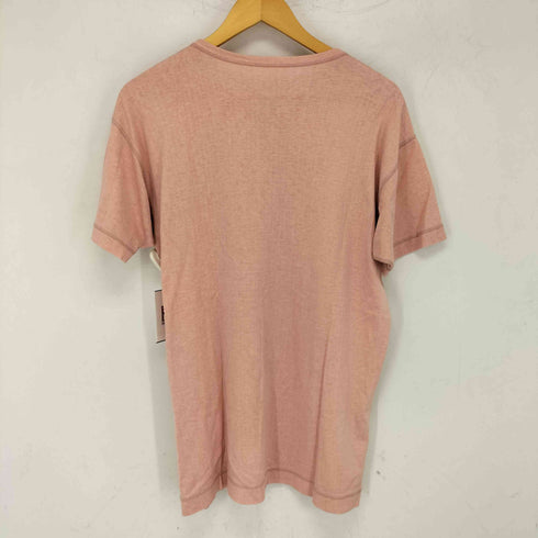 パパス papas ロゴプリント ヘンリーネック Tシャツ メンズ JPN:M
