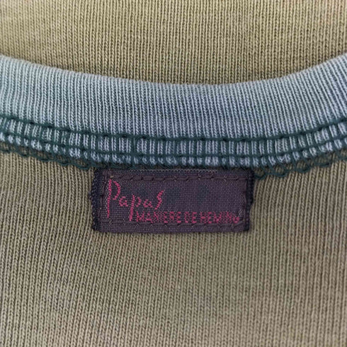 パパス papas リンガー Tシャツ メンズ JPN:M