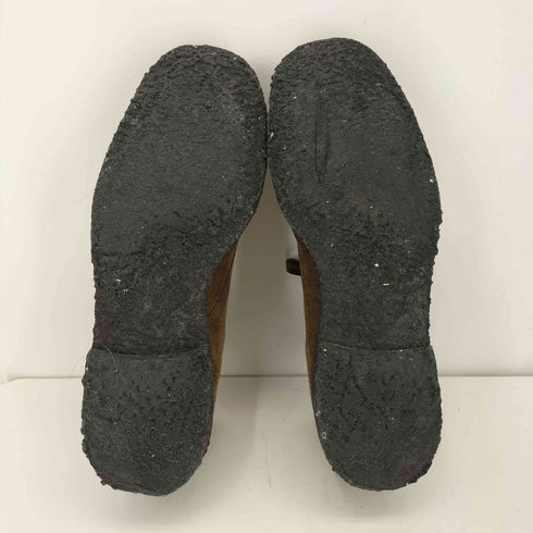プラダ PRADA スエード チェッカブーツ メンズ 6 1/2