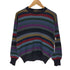 malo tricot カシミヤ 100 ボーダー ニット レディース EUR:42