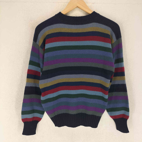 malo tricot カシミヤ 100 ボーダー ニット レディース EUR:42