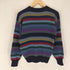 malo tricot カシミヤ 100 ボーダー ニット レディース EUR:42