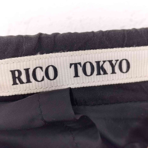 リコ RICO TOKYO シングル ノッチドラペル デザイン 3ボタン テーラード ジャケット レディース M
