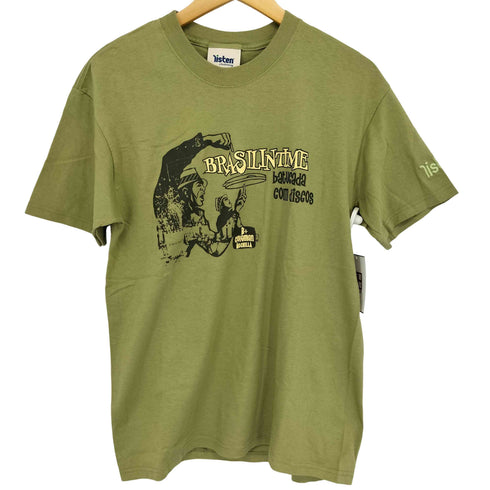 USA製 brasilin time クルーネックTシャツ メンズ import:M