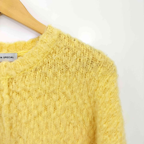 メゾンスペシャル MAISON SPECIAL Slub Brush Knit Pullover レディース FREE