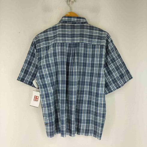 ステューシー Stussy 90S 紺タグ OLD チェック柄 ショートスリーブ BDシャツ メンズ import:L