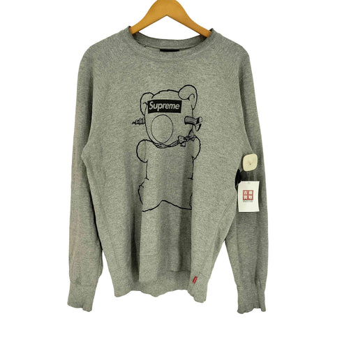 シュプリーム Supreme 15SS Bear Box Logo Crewneck ベアーボックスロゴ クルーネック メンズ import:M