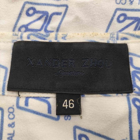 ザンダーゾウ XANDER ZHOU 19SS 総柄 S/S シャツ メンズ 46