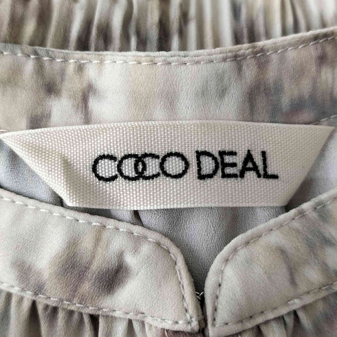 ココディール COCO DEAL 25AW フラワープリントプリーツティアードワンピース レディース JPN:1