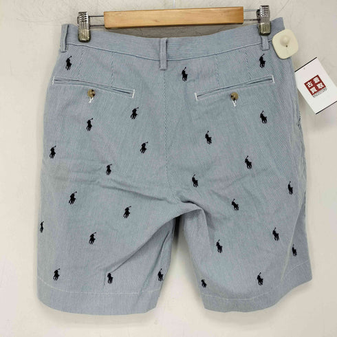 ポロラルフローレン POLO RALPH LAUREN CLASSIC FIT ポニーパターン ヒッコリー ショーツ メンズ 32inch