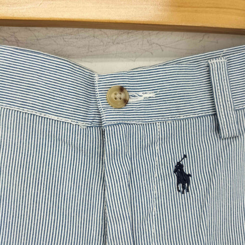 ポロラルフローレン POLO RALPH LAUREN CLASSIC FIT ポニーパターン ヒッコリー ショーツ メンズ 32inch