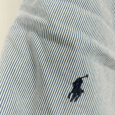 ポロラルフローレン POLO RALPH LAUREN CLASSIC FIT ポニーパターン ヒッコリー ショーツ メンズ 32inch