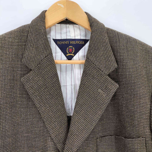 トミーヒルフィガー TOMMY HILFIGER 千鳥格子柄 テーラードジャケット レディース